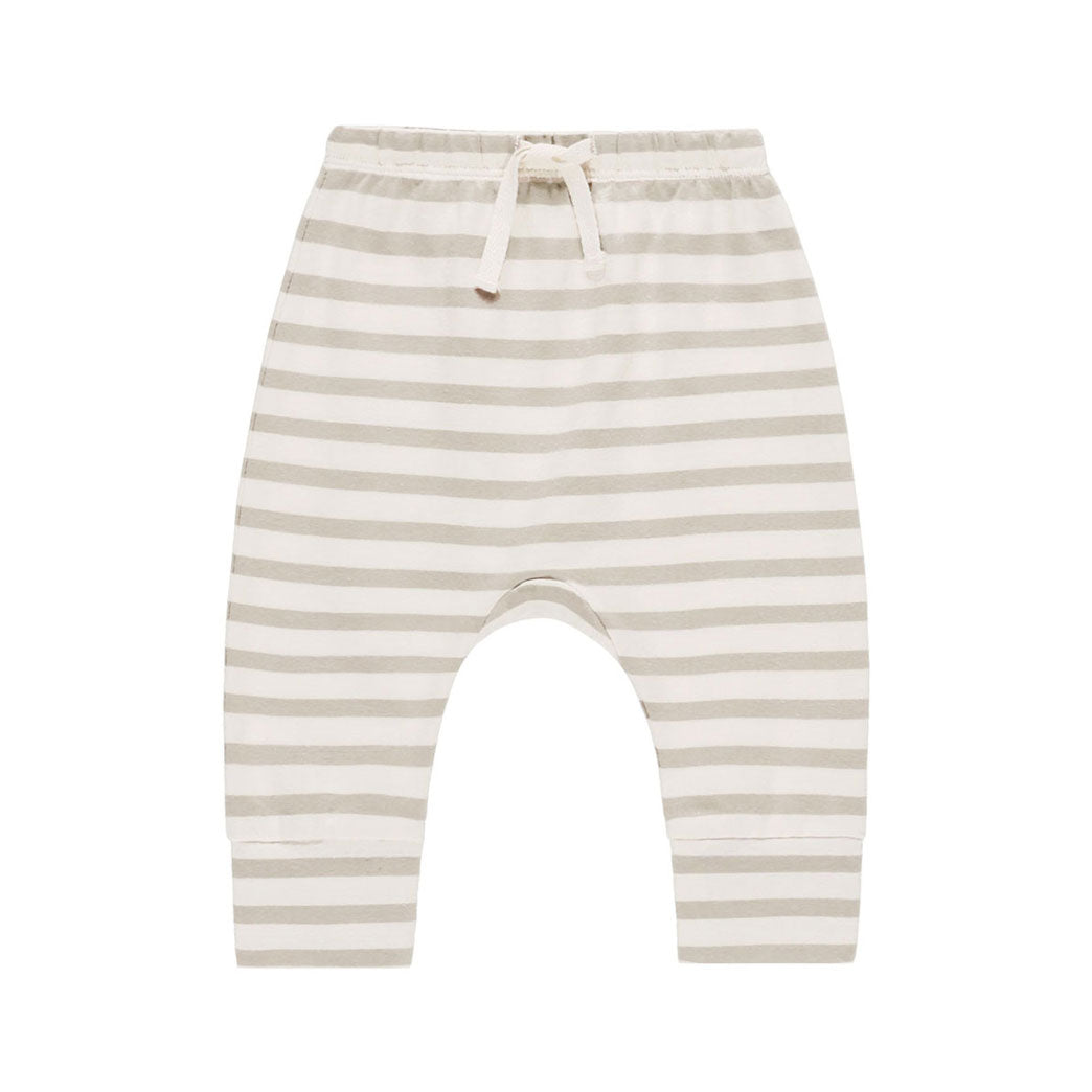 Quincy Mae Grey Stripe Drawstring Pant