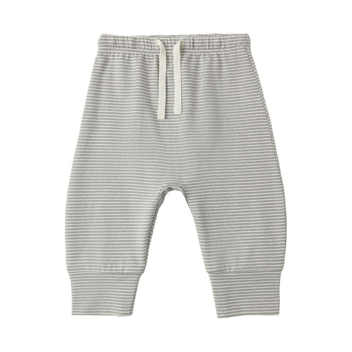Quincy Mae Sage Micro Stripe Drawstring Pant