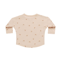 Quincy Mae Rainbows Long Sleeve Tee