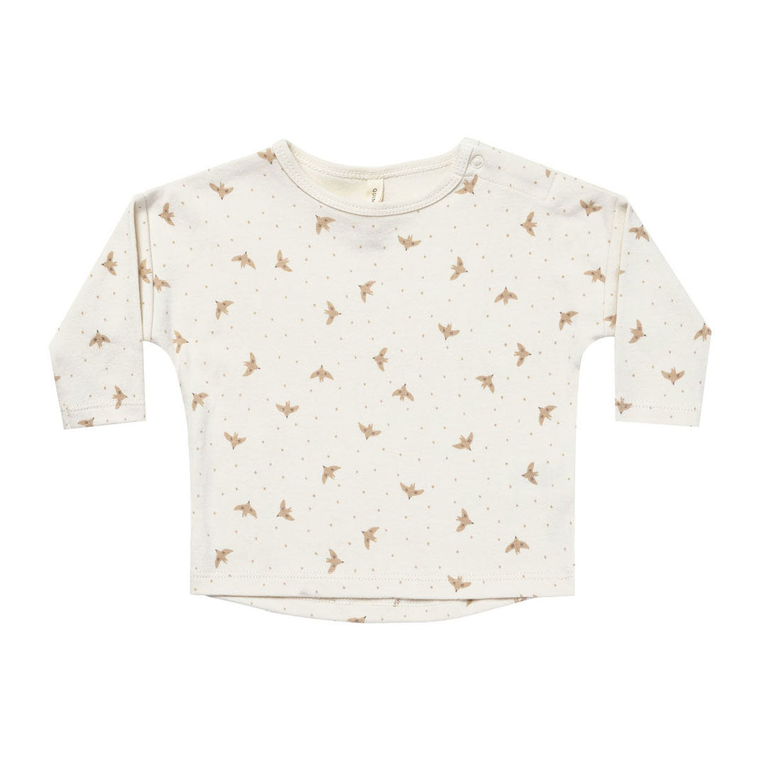 Quincy Mae Doves Long Sleeve Tee