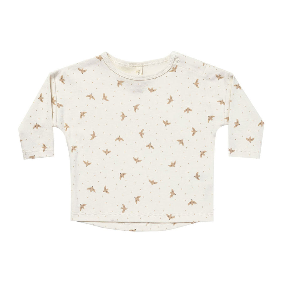 Quincy Mae Doves Long Sleeve Tee