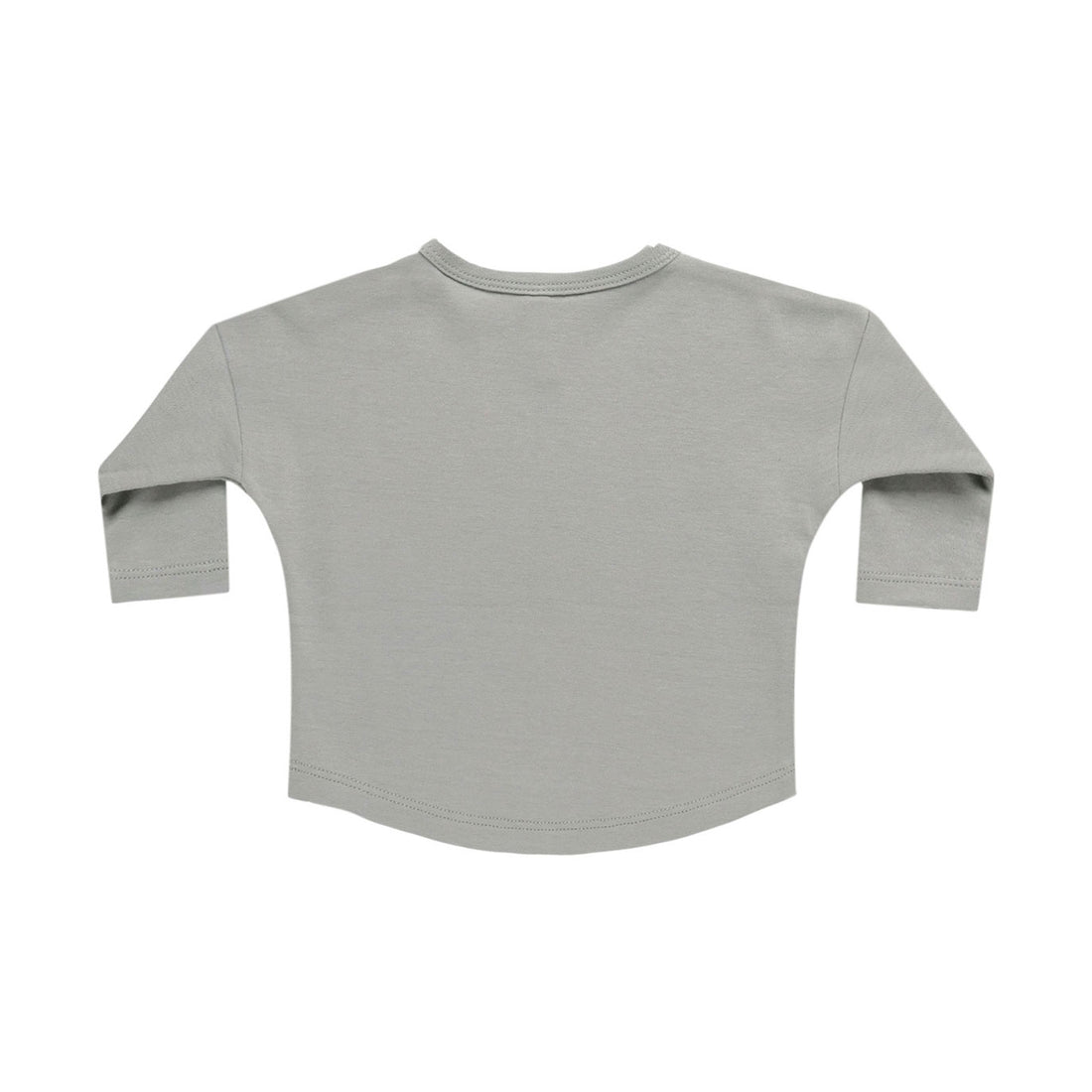 Quincy Mae Dusty Blue Long Sleeve Tee