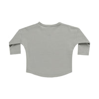 Quincy Mae Dusty Blue Long Sleeve Tee