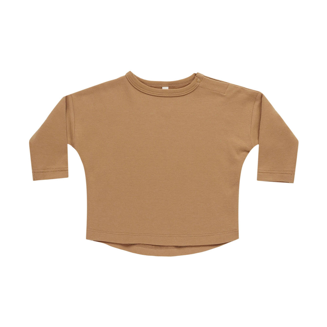 Quincy Mae Golden Long Sleeve Tee