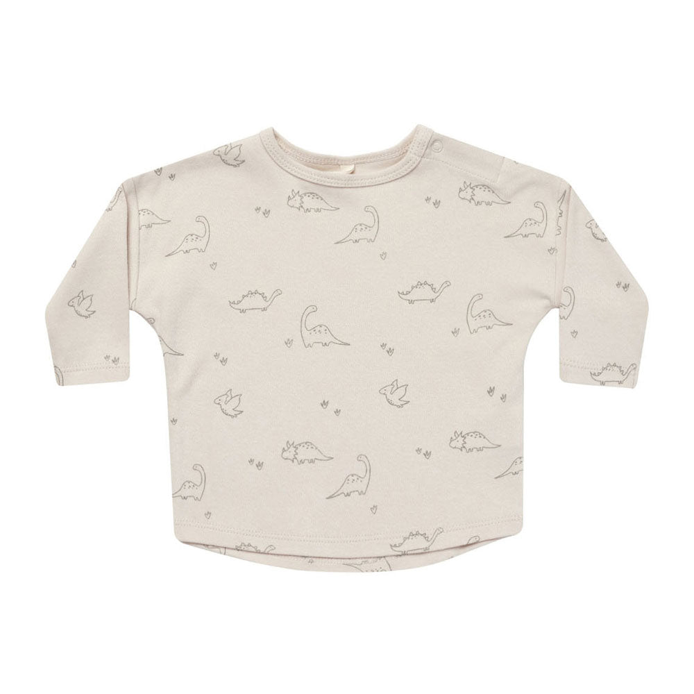 Quincy Mae Dino Long Sleeve Tee