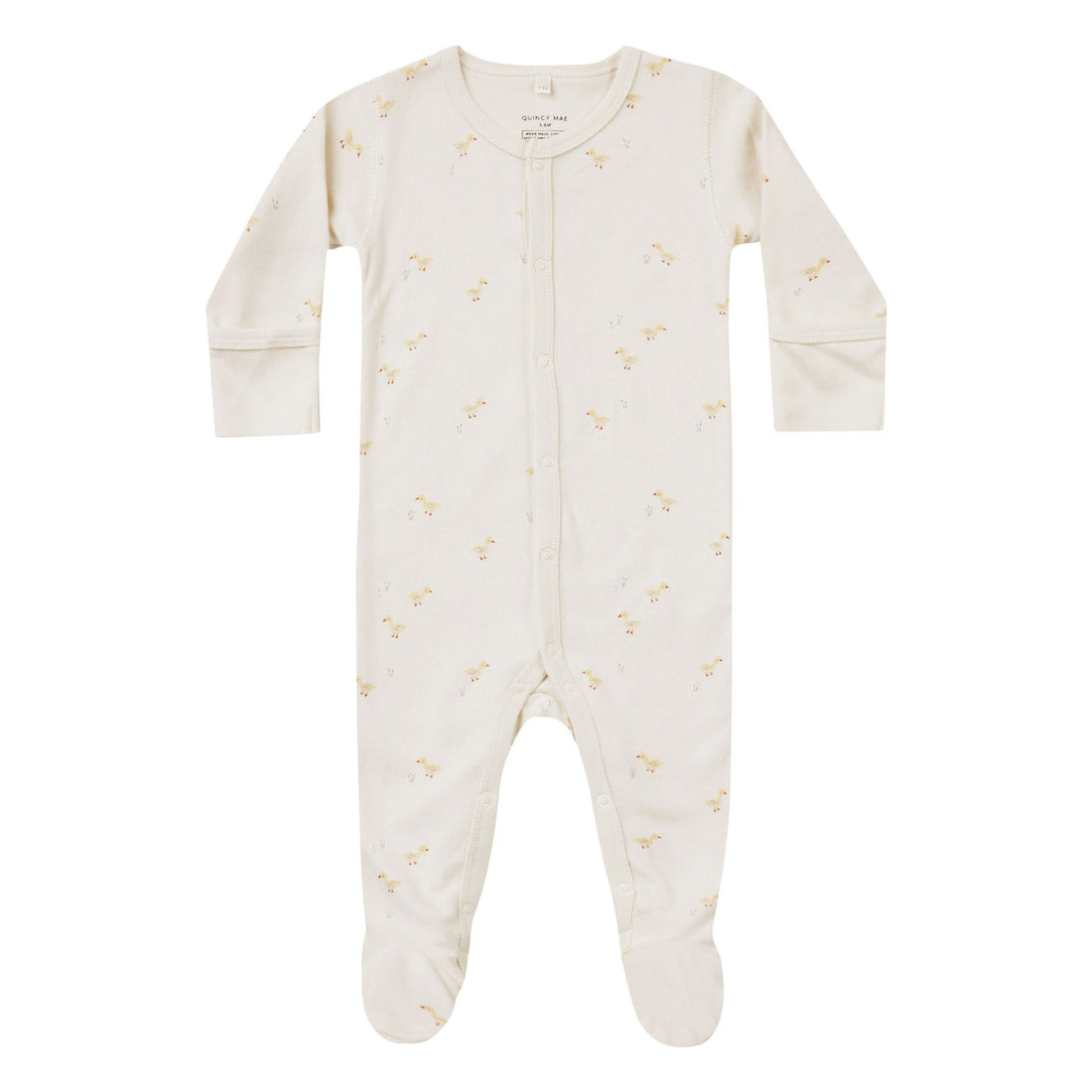 Quincy Mae Ducks Full Snap Footie