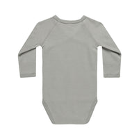 Quincy Mae Dust Blue Side Snap Bodysuit