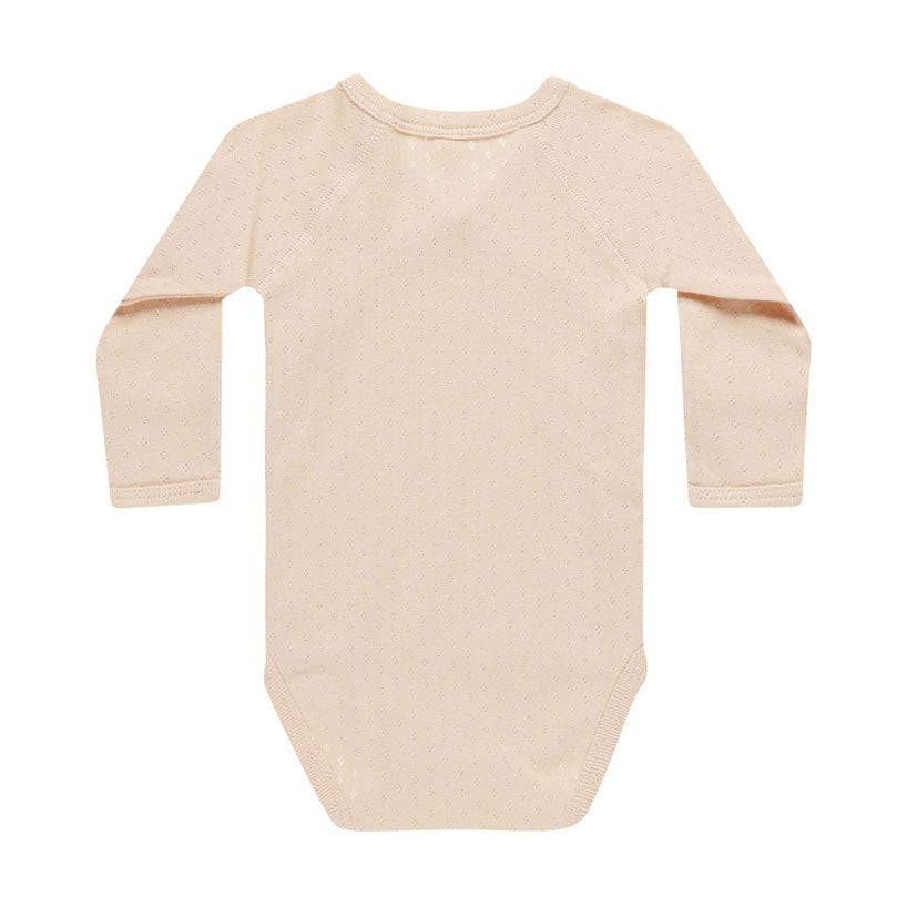 Quincy Mae Shell Stripe Side Snap Bodysuit