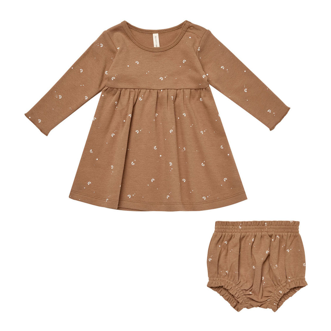 Quincy Mae Moons Long Sleeve Baby Dress
