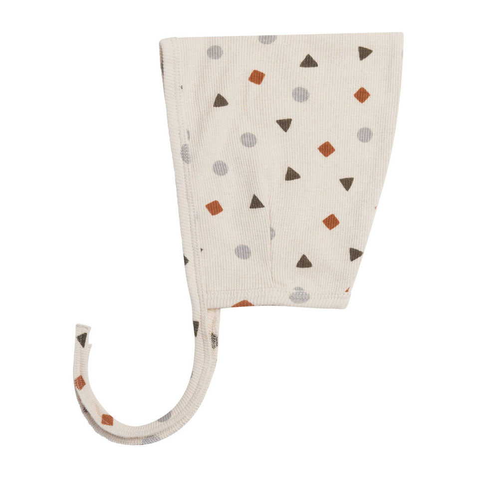 Quincy Mae Geo Ribbed Pixie Bonnet