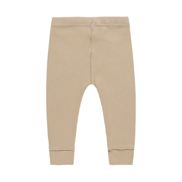 Quincy Mae Latte Ribbed Legging