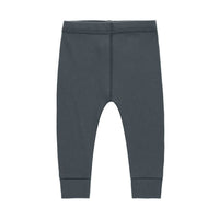 Quincy Mae Indigo Ribbed Legging