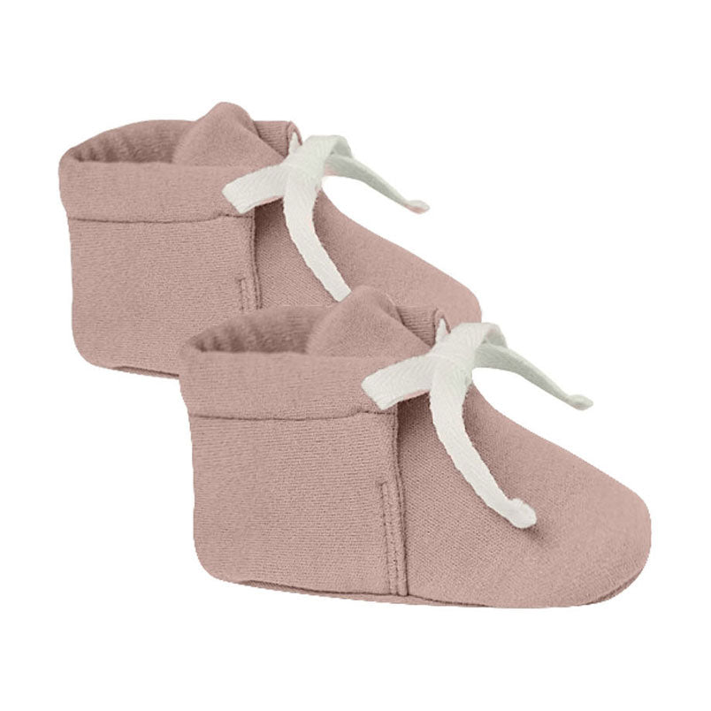 Quincy Mae Mauve Baby Booties