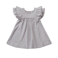 Quincy Mae Periwinkle Flutter Dress