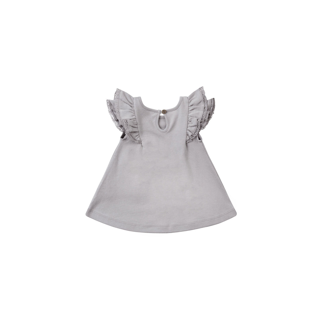 Quincy Mae Periwinkle Flutter Dress