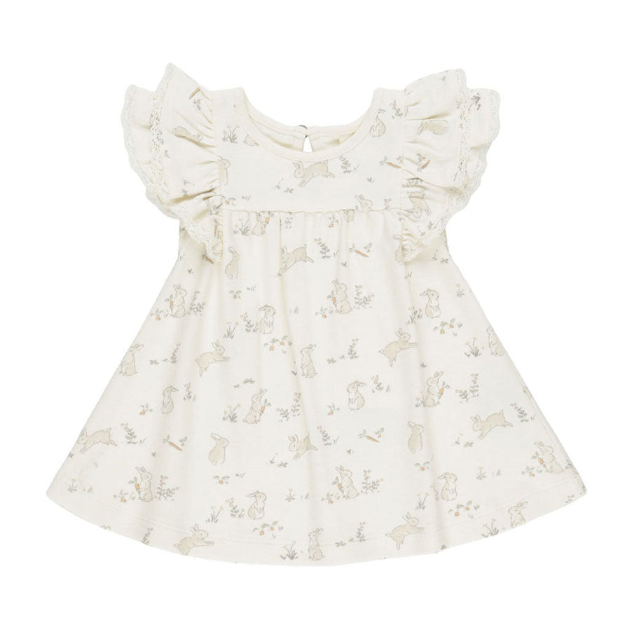 Quincy Mae Bunnies Flutter Dress