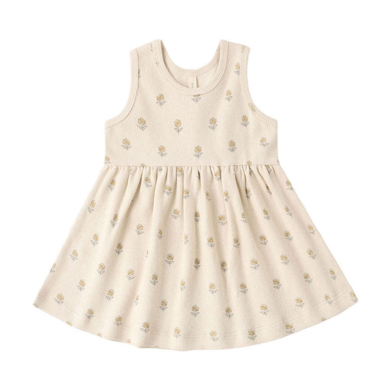 Quincy Mae Buttercup Ribbed Tank Dress