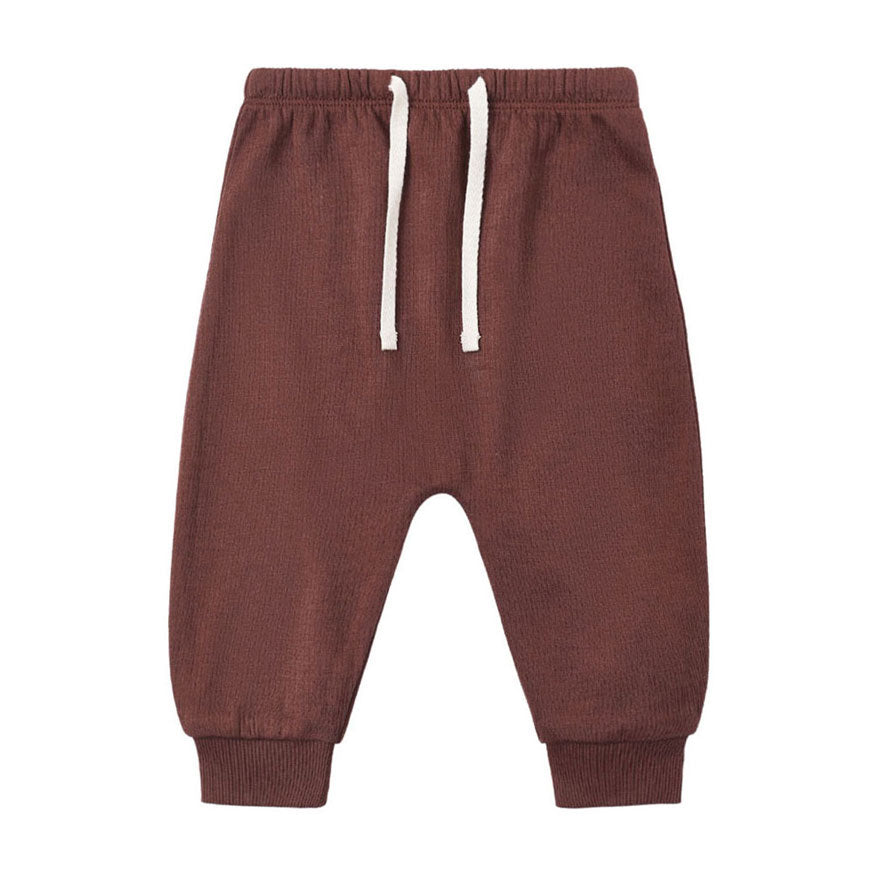 Quincy Mae Black Cherry Sweatpants