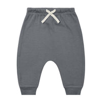 Quincy Mae Navy Pointelle Sweatpant
