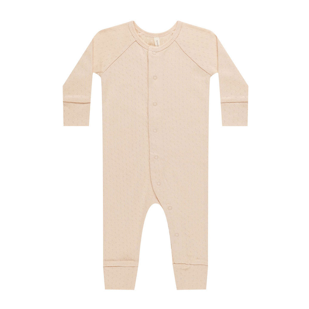 Quincy Mae Shell Pointelle Long John
