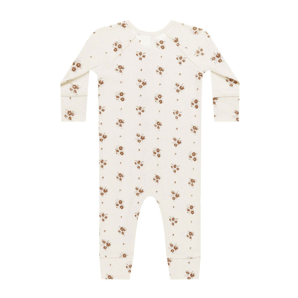 Quincy Mae Autumn Flora Pointelle Long John