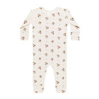 Quincy Mae Autumn Flora Pointelle Long John