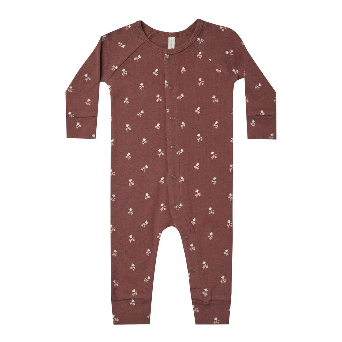 Quincy Mae Plum Fleur Pointelle Long John