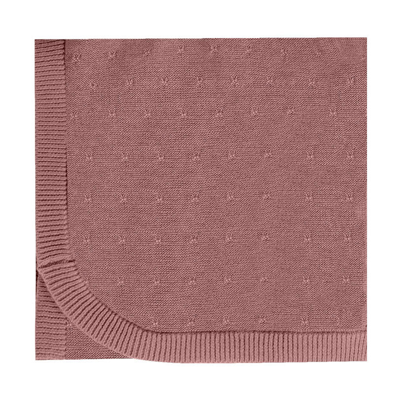 Quincy Mae Fig Knit Baby Blanket