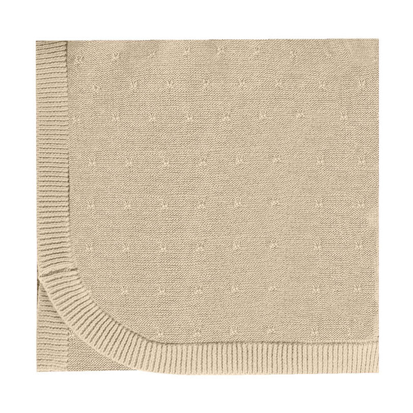 Quincy Mae Sand Knit Baby Blanket