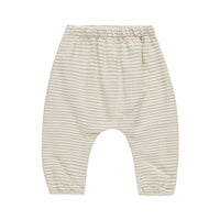 Quincy Mae Basil Stripe Woven Pant