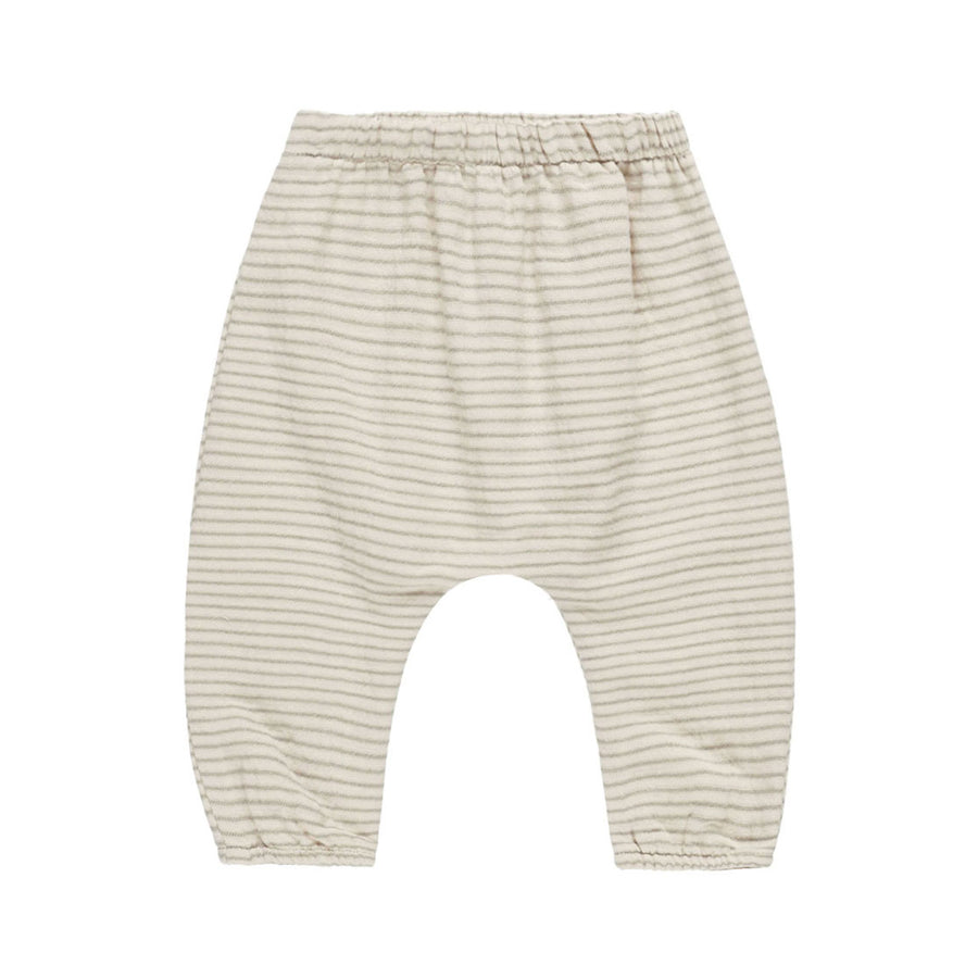 Quincy Mae Basil Stripe Woven Pant