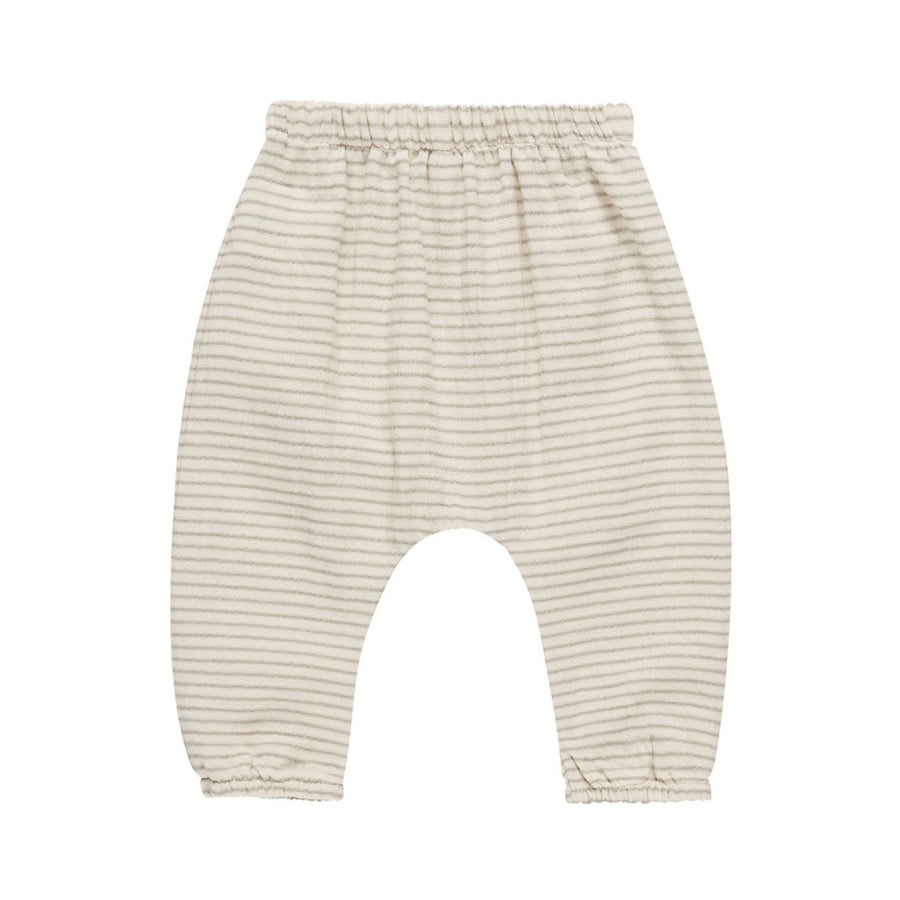 Quincy Mae Basil Stripe Woven Pant