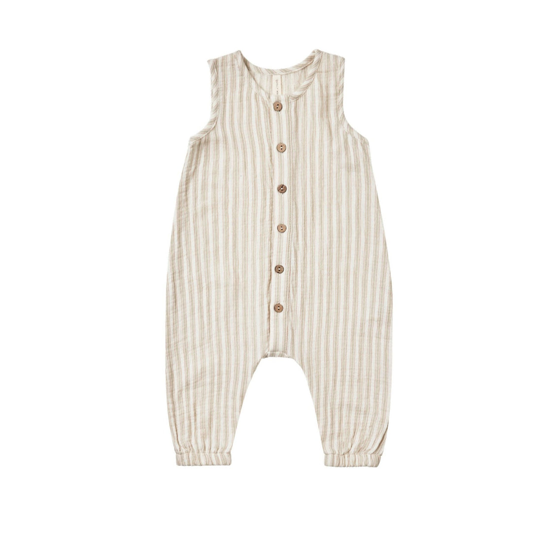Quincy Mae Vintage Stripe Woven Jumpsuit
