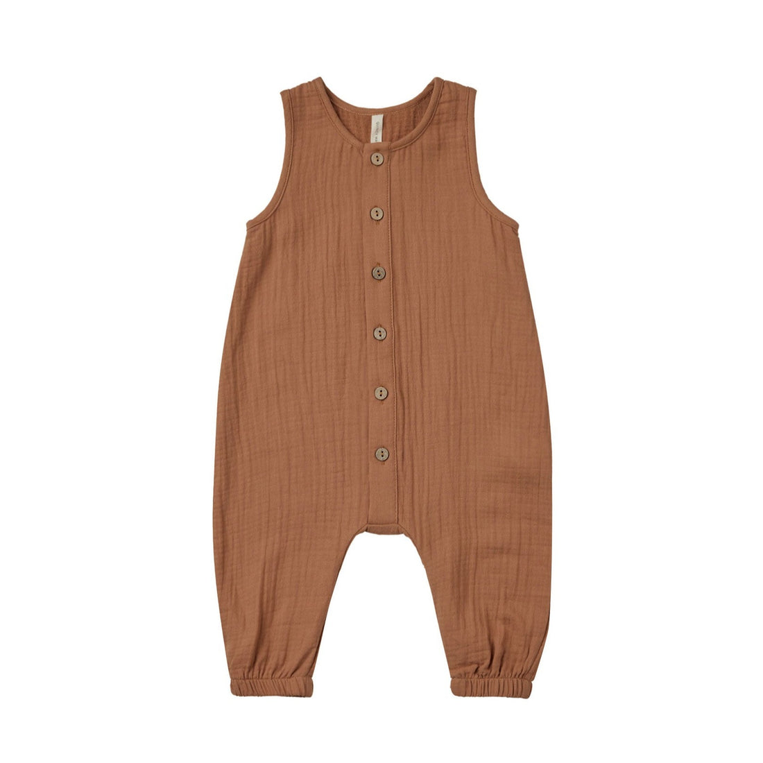 Quincy Mae Clay Woven Jumpsuit
