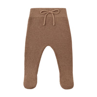 Quincy Mae Cocoa Footed Knit Pant