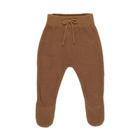 Quincy Mae Cinnamon Footed Knit Pant
