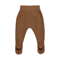 Quincy Mae Cinnamon Footed Knit Pant