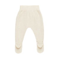 Quincy Mae Natural Footed Knit Pant