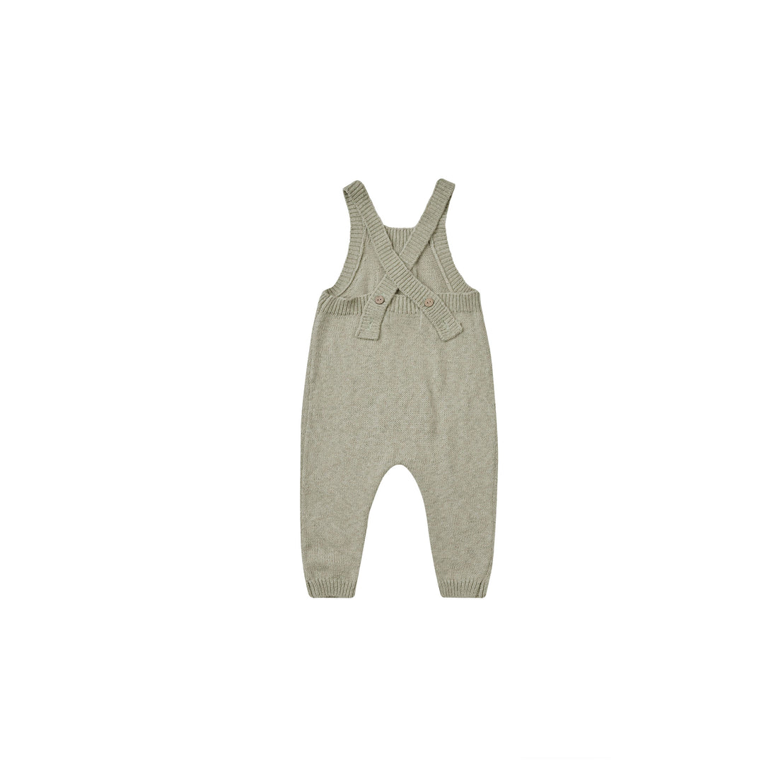 Quincy Mae Sage Knit Overalls