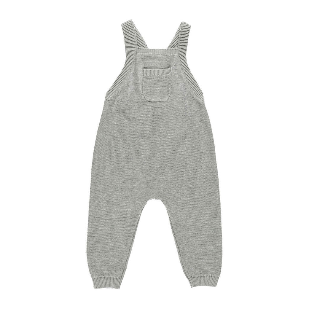 Quincy Mae Dusty Blue Knit Overall
