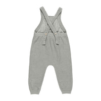 Quincy Mae Dusty Blue Knit Overall