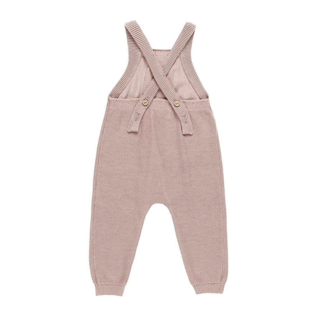 Quincy Mae Mauve Knit Overall
