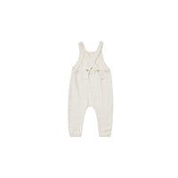 Quincy Mae Ivory Knit Overalls
