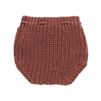 Quincy Mae Cranberry Knit Tie Bloomer
