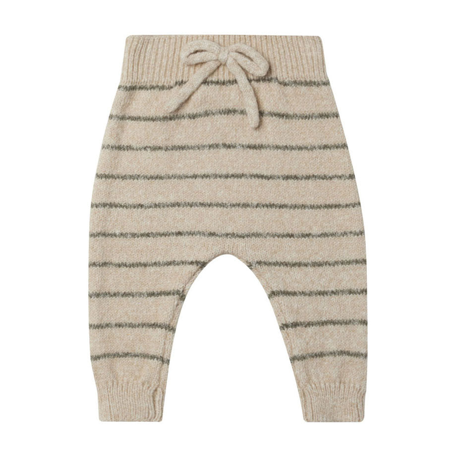 Quincy Mae Basil Stripe Knit Pant