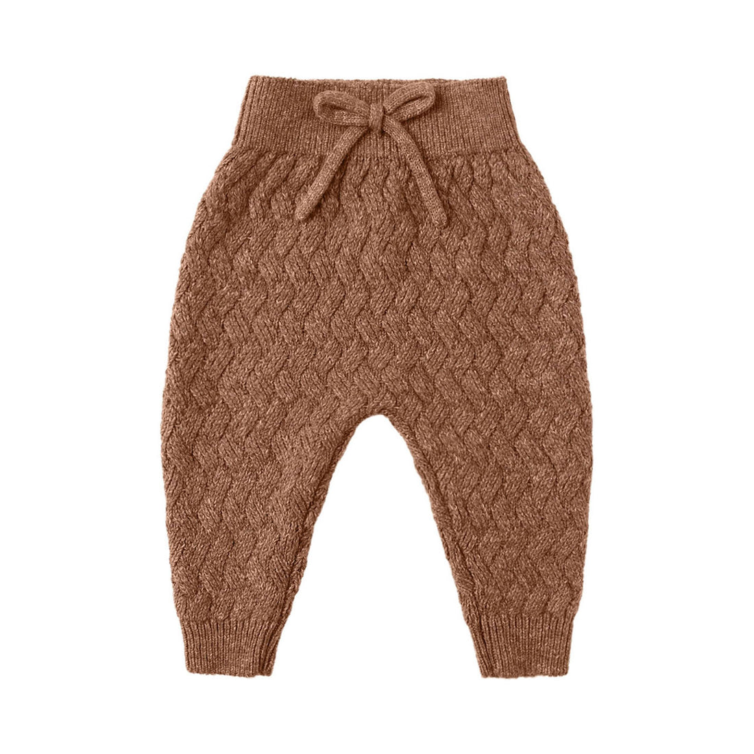 Quincy Mae Heathered Cedar Knit Pant