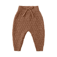 Quincy Mae Heathered Cedar Knit Pant