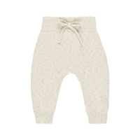 Quincy Mae Speckled Natural Knit Pant