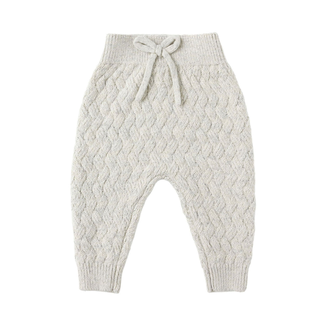 Quincy Mae Heathered Blue Knit Pant