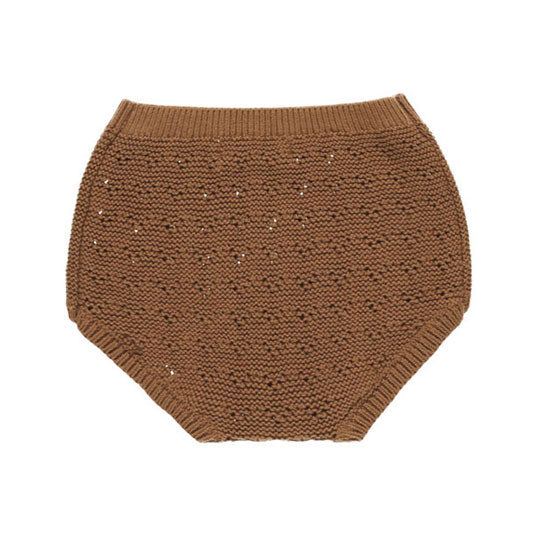 Quincy Mae Cinnamon Knit Bloomer
